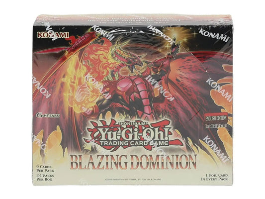 Yu-Gi-Oh! Blazing Dominion Booster Box | Columbia Sports Cards - Sports Card Hobby Boxes