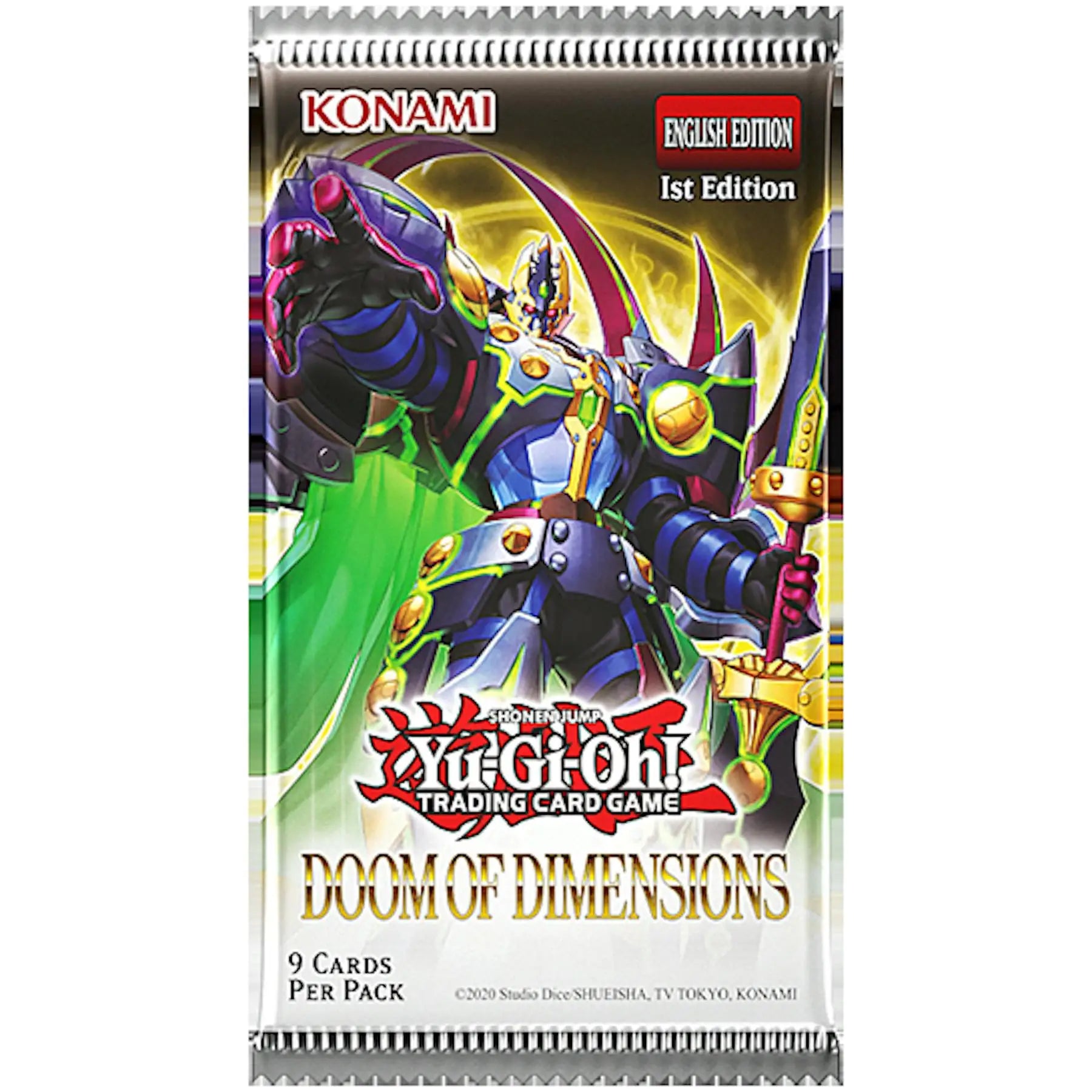 Yu-Gi-Oh Doom of Dimensions Booster Box | Columbia Sports Cards - Sports Card Hobby Boxes