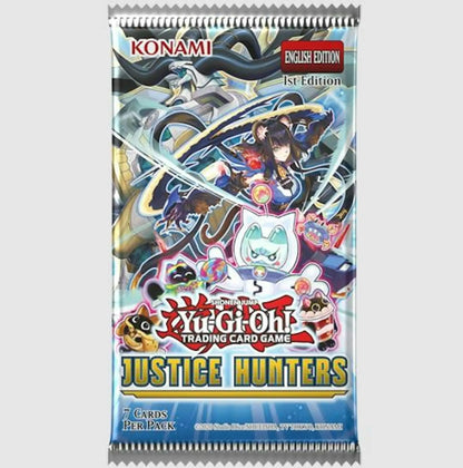 Yu-Gi-Oh! Justice Hunters Booster Box | Columbia Sports Cards & More - Sports Card Hobby Boxes