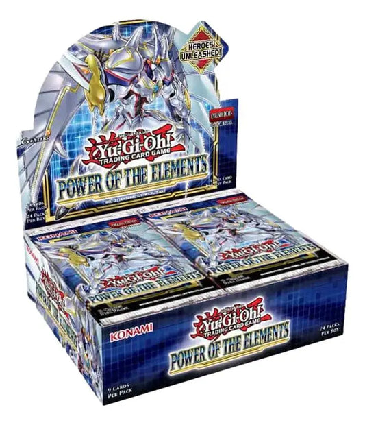 Booster box for Yu-Gi-Oh! trading cards set Power of the Elements with Elemental Hero
