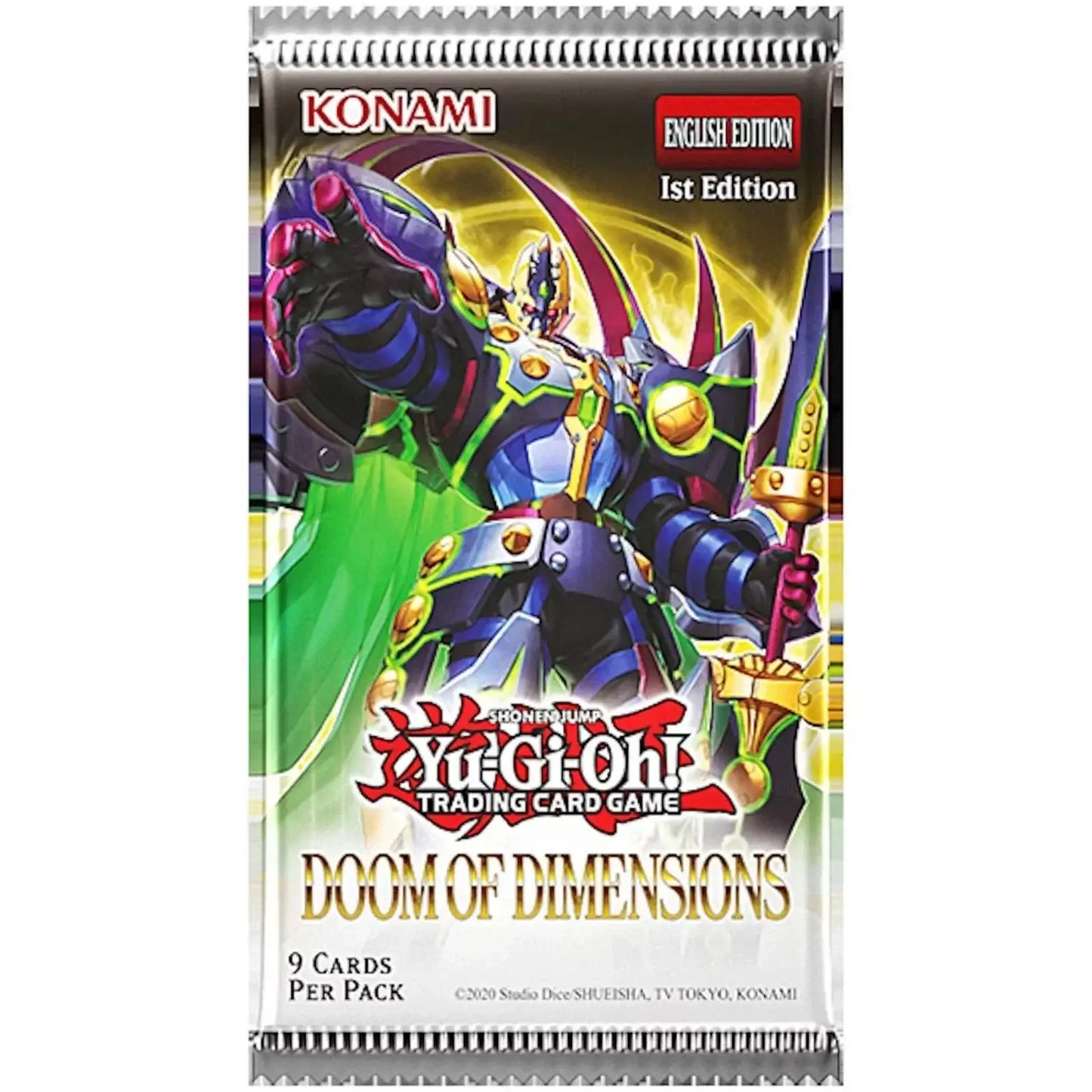 Yu-Gi-Oh! YGO Doom of Dimensions Booster Pack - Yu-Gi-Oh! Card Box