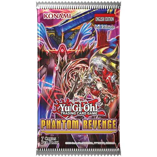 Yu-Gi-Oh! YGO Phantom Revenge Booster Pack (1st Edition) - TCG - Yugioh Sealed
