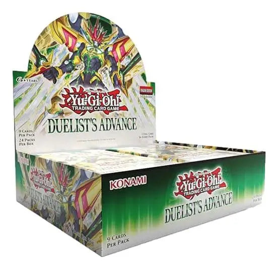 Yu-Gi-Oh Duelist’s Advance booster box featuring core booster packs for duelists
