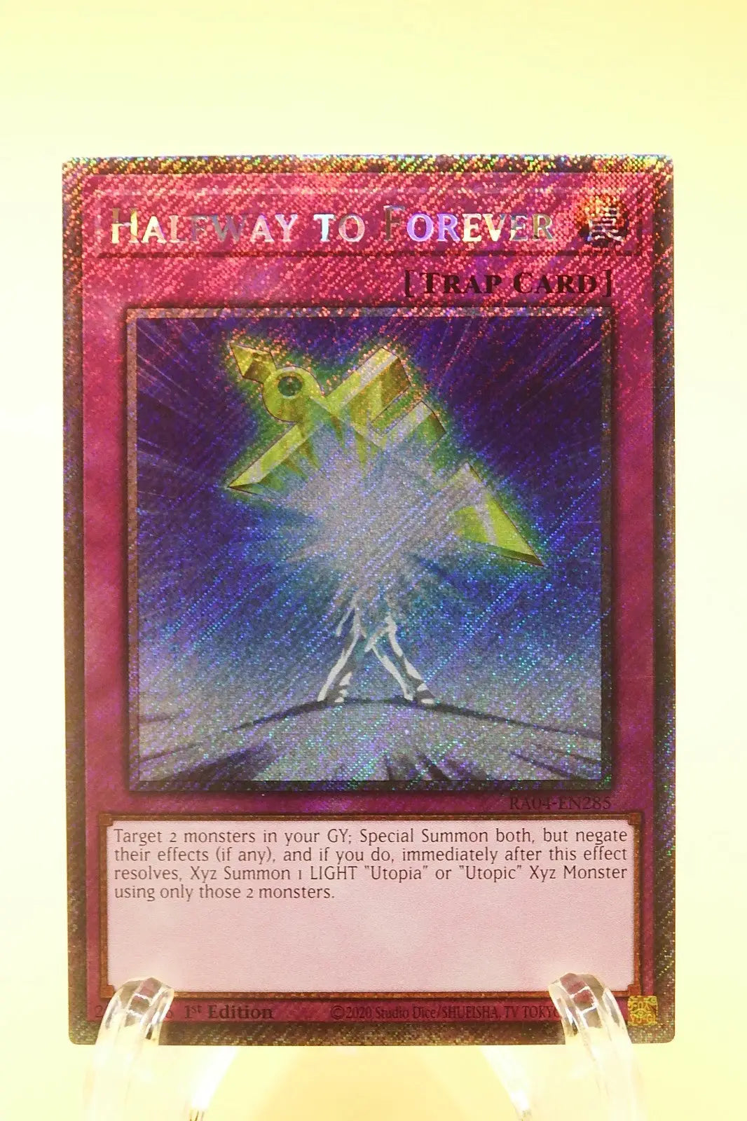 Yugioh Trading Card (PSR) RA04-EN285 Halfway to Forever Quarter Century Stampede - Yu-Gi-Oh! Card Single