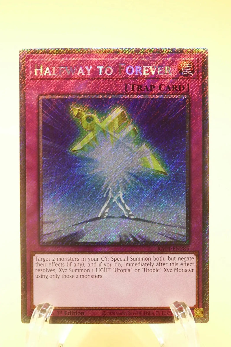Yugioh Trading Card (PSR) RA04-EN285 Halfway to Forever Quarter Century Stampede - Yu-Gi-Oh! Card Single