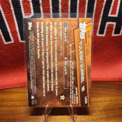 Yulieski Gurriel 2017 Topps Update Rookie Card #us8 - Baseball Card Single
