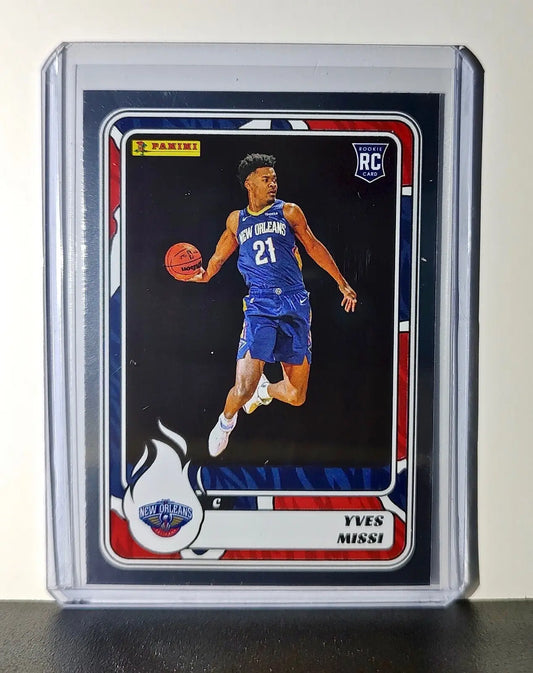 Yves Missi Rookie 2024-25 Panini NBA #93 Foil Sticker Card New Orleans Pelicans - Basketball Card Single