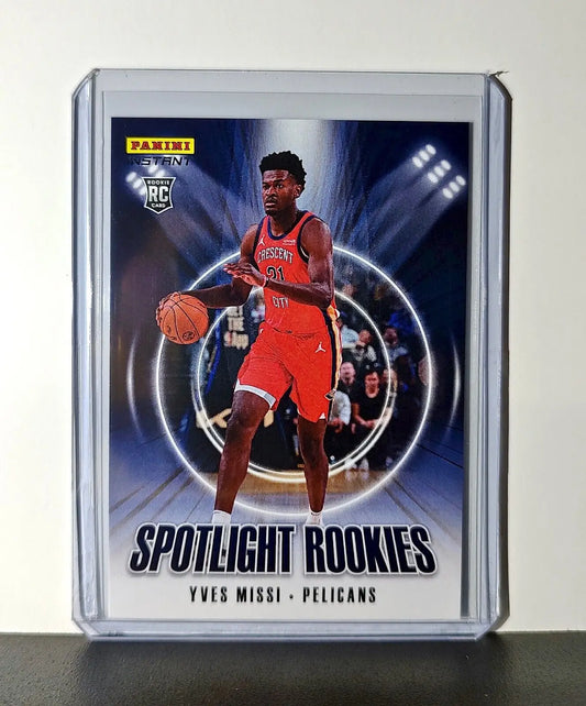 Yves Missi Rookie 2024-25 Panini Spotlight Rookies NBA #21 Pelicans 1 of 170 - Basketball Card Single
