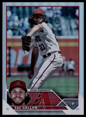 Zac Gallen 2023 Topps Rainbow Foil #412 Arizona Diamondbacks - Baseball Card Single