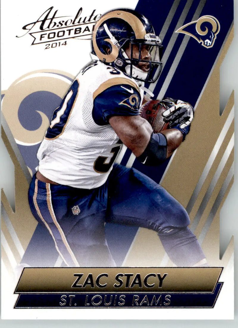 Zac Stacy - 2014 Panini Absolute - #84 - Retail Football