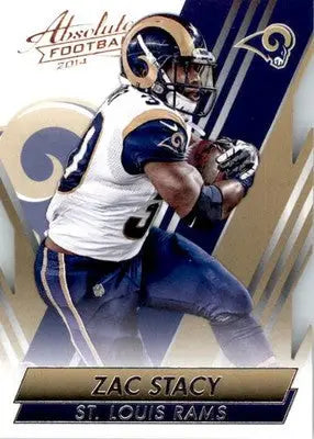 Zac Stacy - 2014 Panini Absolute - #84 - Retail Football - Football Card Single