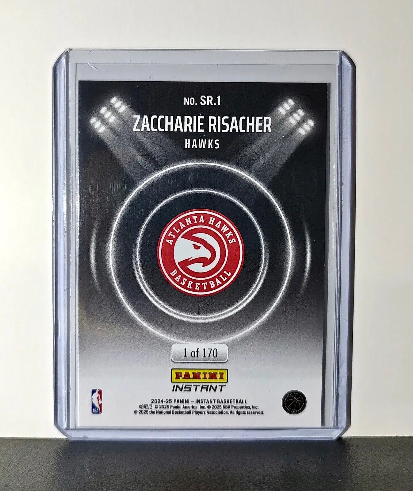 Zaccharie Risacher Rookie 2024-25 Panini Spotlight Rookies NBA #1 Hawks 1 of 170