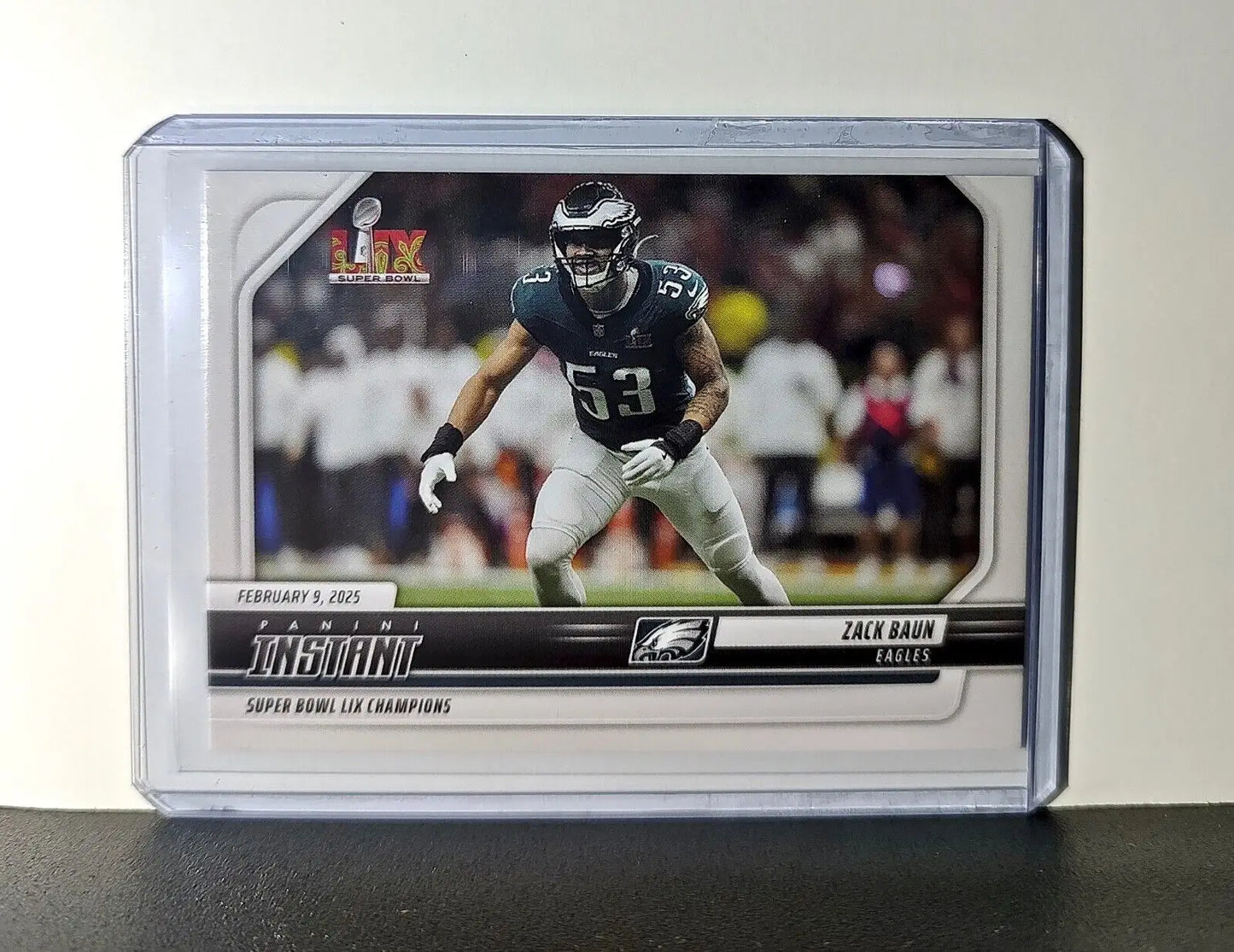 Zach Baun 2024 Panini Super Bowl LIX Champions NFL #19 Football Card Eagles - Football Card Single