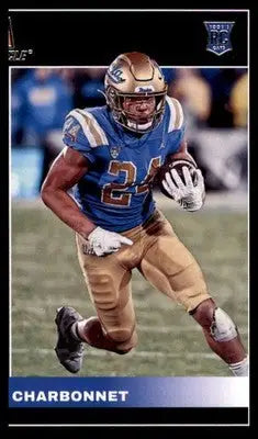 Zach Charbonnet 2023 Panini Chronicles Draft Picks Pinnacle #17 UCLA Bruins - Football Card Single