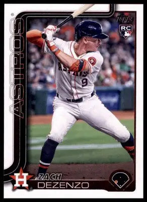 Zach Dezenzo Rookie 2025 Topps #89 Houston Astros - Baseball Card Single
