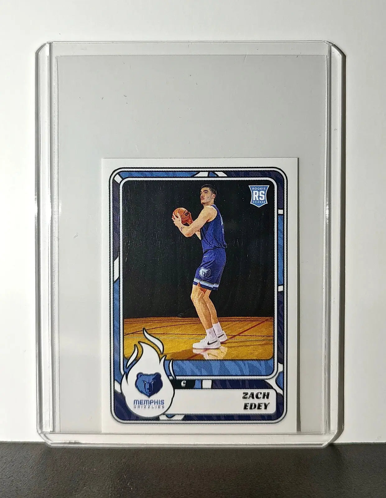 Zach Edey Rookie 2024-25 Panini NBA #380 Sticker Card Memphis Grizzlies
