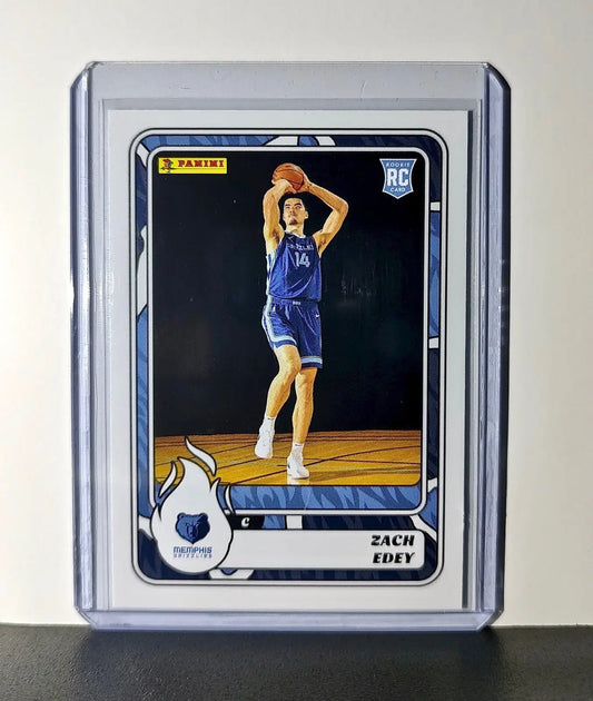 Zach Edey Rookie 2024-25 Panini NBA #90 Sticker Card Memphis Grizzlies
