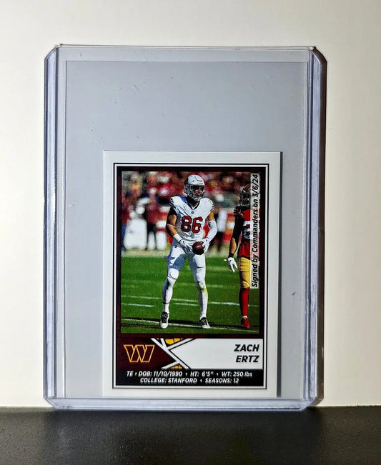 Zach Ertz 2024 Panini NFL Sticker #351 Washington Commanders - Football Card Single