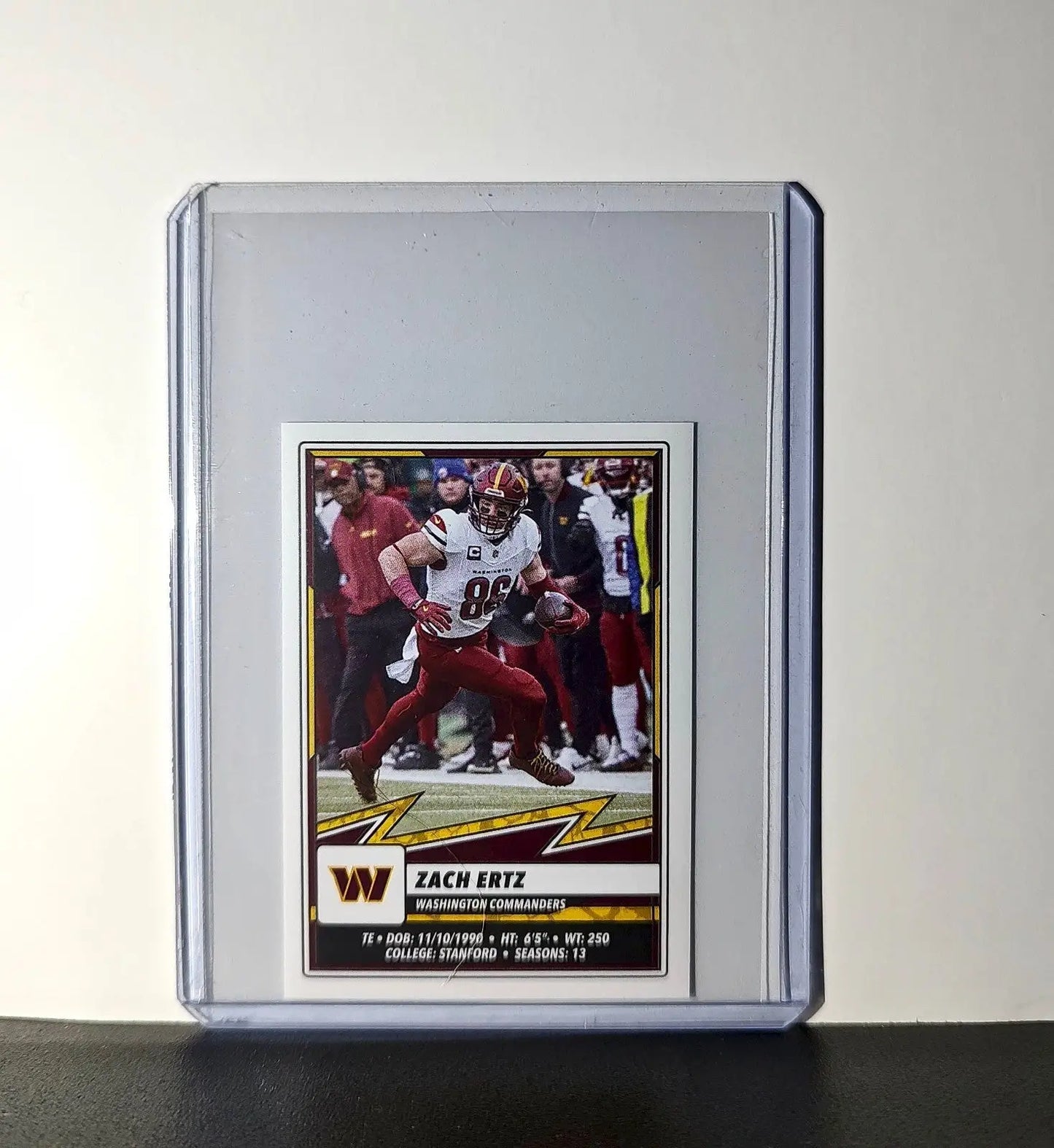 Zach Ertz 2025 Panini NFL #350 Sticker Washington Commanders
