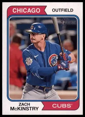 Zach McKinstry 2023 Topps Heritage #169 Chicago Cubs - Baseball Card Single