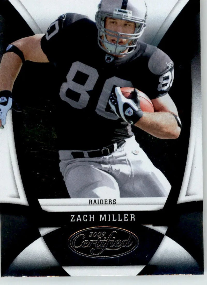 Zach Miller - 2009 Donruss Certified - #90 - Football - Football Card Single