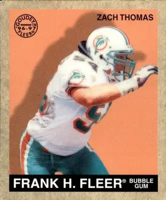 Zach Thomas - 1997 Fleer Goudey - #44 - Football - Football Card Single