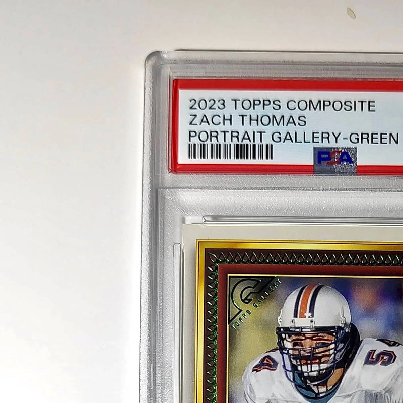 Zach Thomas 2023 Topps #PG-24 119/250 Gallery Green Parallel PSA 10 Gem Mint