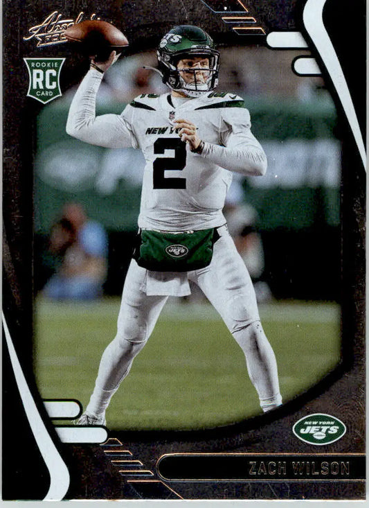 Zach Wilson - 2021 Panini Absolute - #102 - Retail RC Football - Football Card Single