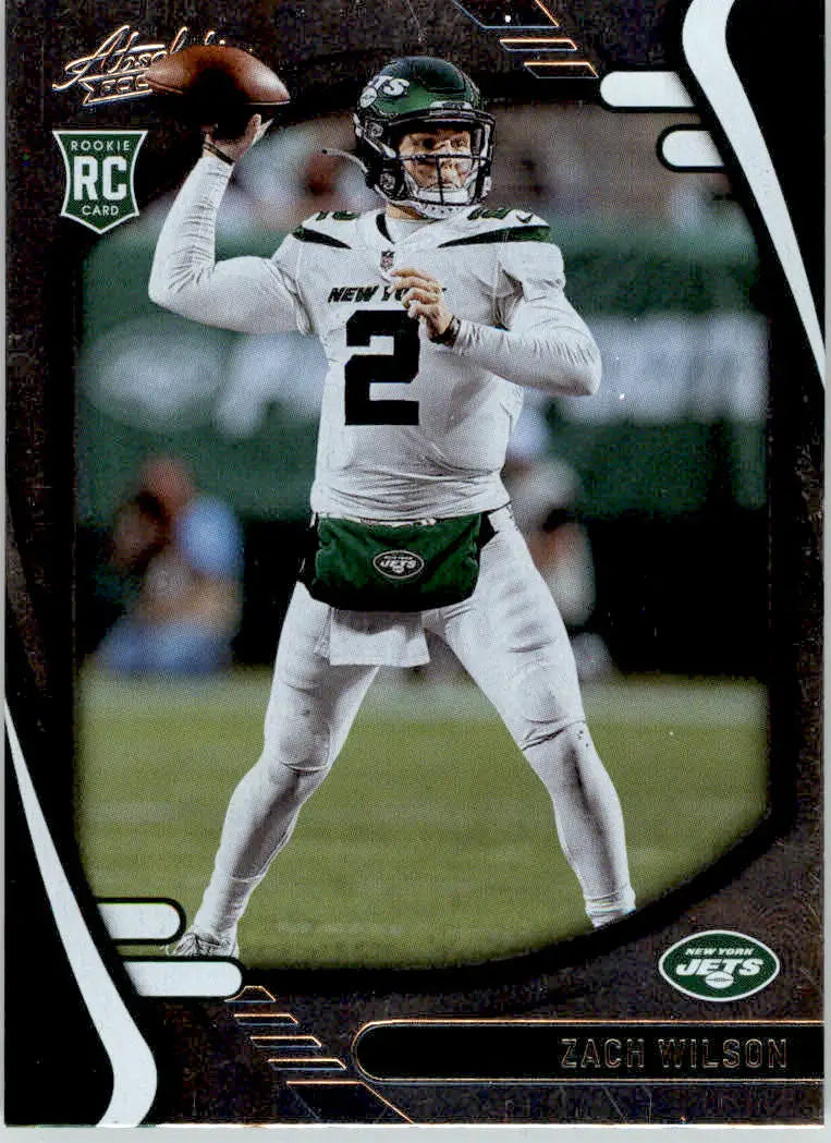 Zach Wilson - 2021 Panini Absolute - #102 - Retail RC Football - Football Card Single