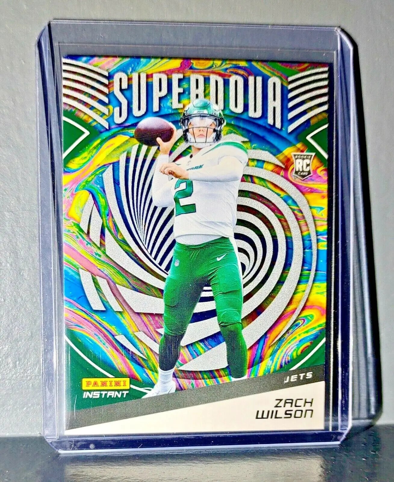 Zach Wilson 2021 Panini NFL Instant Supernova #18 Rookie Football Card 1 of 3357 - Football Card Single
