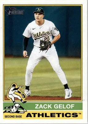 Zack Gelof - 2025 Topps Heritage - #170 - Baseball - Baseball Card Single