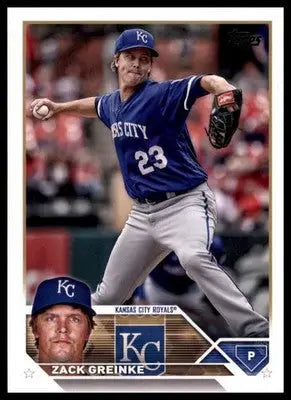 Zack Greinke 2023 Topps #420 Kansas City Royals - Baseball Card Single