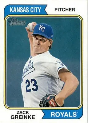 Zack Greinke - 2023 Topps Heritage - #675 - Baseball - Baseball Card Single