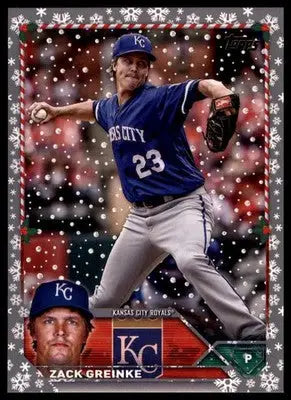 Zack Greinke 2023 Topps Holiday Metallic #H180 Kansas City Royals - Baseball Card Single