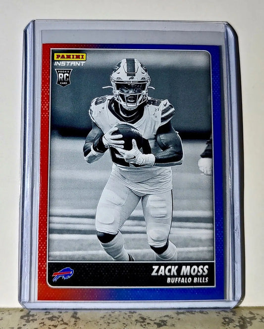 Zack Moss 2020 Panini NFL #24 Black and White Rookies Card Bills 1 of 518 - Football Card Single