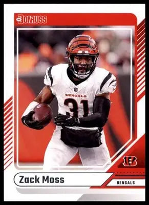 Zack Moss 2024 Donruss #43 Cincinnati Bengals - Football Card Single
