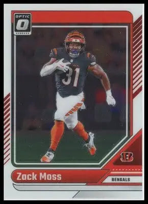 Zack Moss 2024 Donruss Optic #39 Cincinnati Bengals