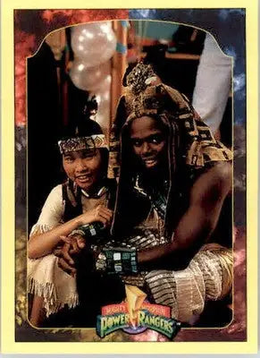 Zack & Trini - 1994 Collect-A-Card Mighty Morphin Power Rangers - #89 - Non-Sports Card Single