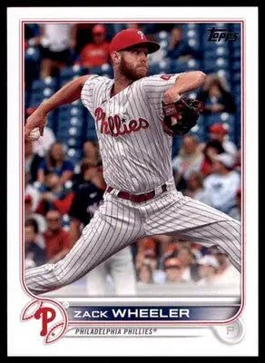 Zack Wheeler 2022 Topps #249 Philadelphia Phillies - Baseball Card Single