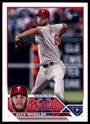 Zack Wheeler 2023 Topps #511 Philadelphia Phillies - Baseball Card Single