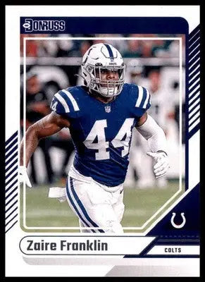 Zaire Franklin 2024 Donruss #257 Indianapolis Colts - Football Card Single
