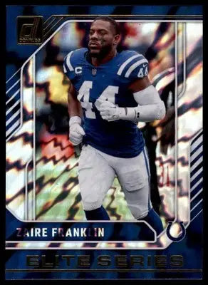 Zaire Franklin 2024 Donruss The Elite Series #24 Indianapolis Colts