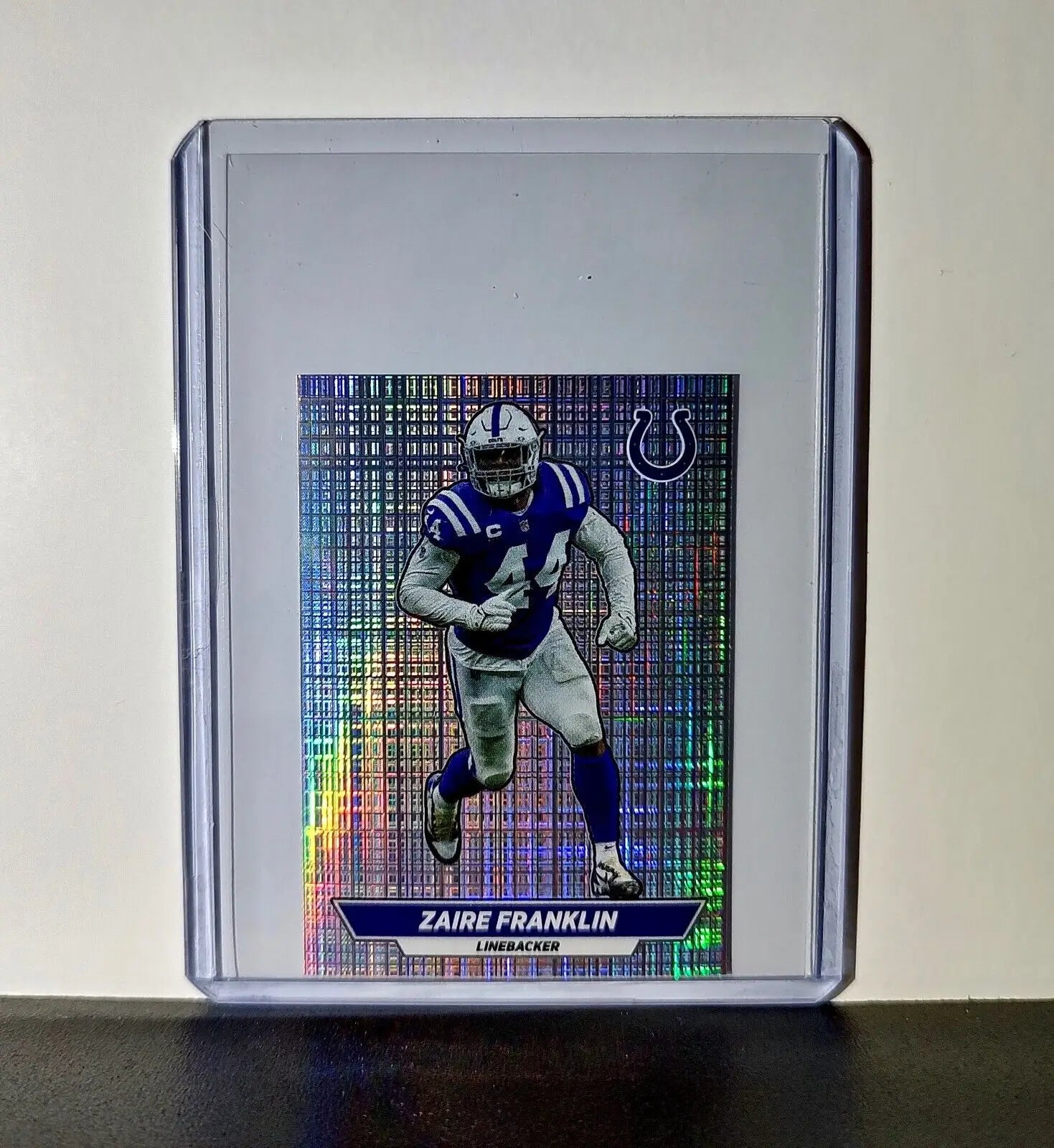 Zaire Franklin 2024 Panini NFL Sticker #186 Foil Indianapolis Colts