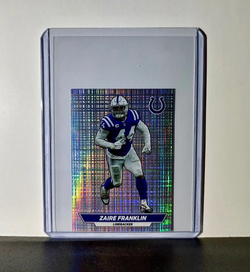 Zaire Franklin 2024 Panini NFL Sticker #186 Foil Indianapolis Colts