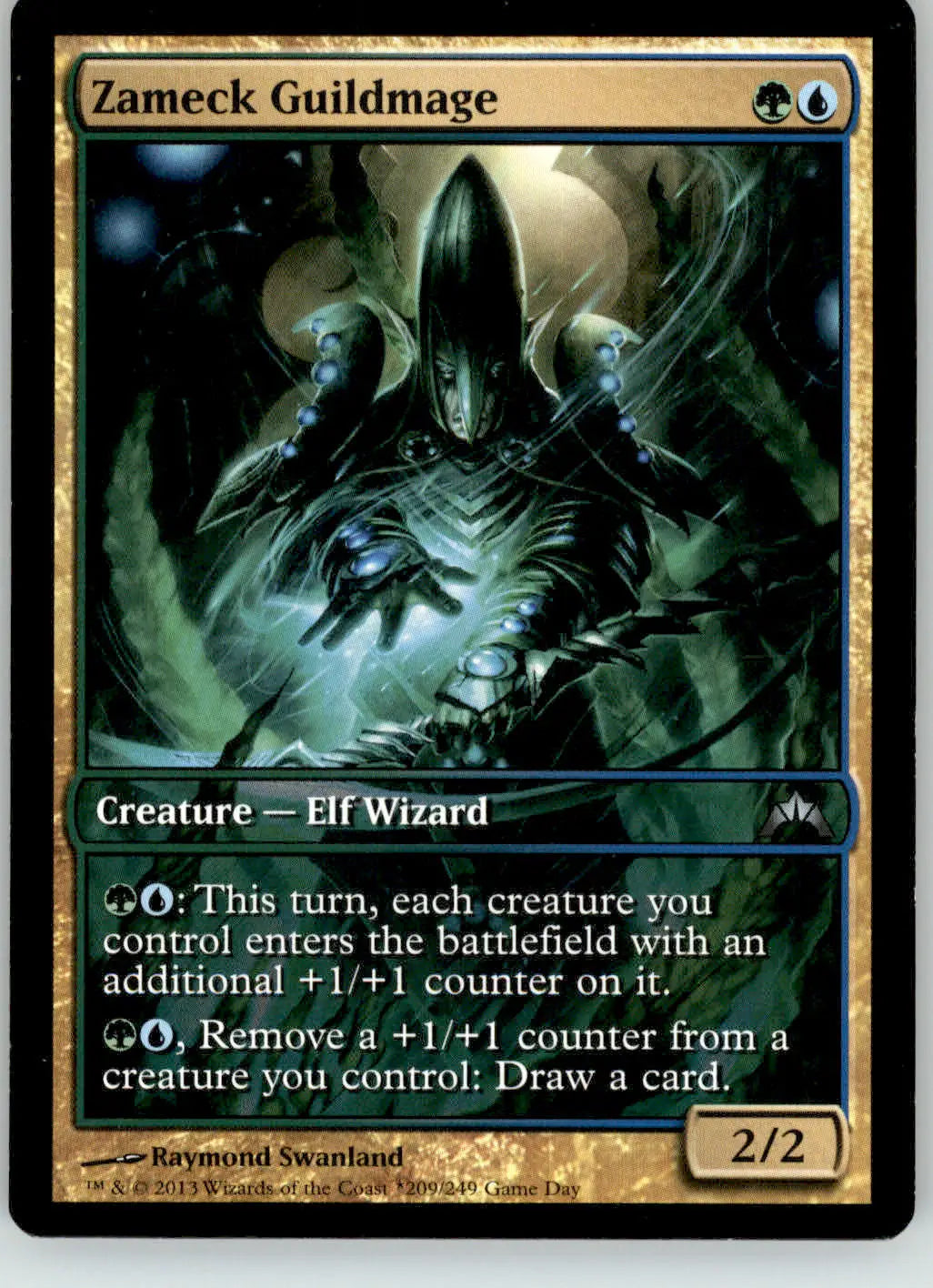 Zameck Guildmage - Game Day Promo - 209 - LP Magic: The Gathering