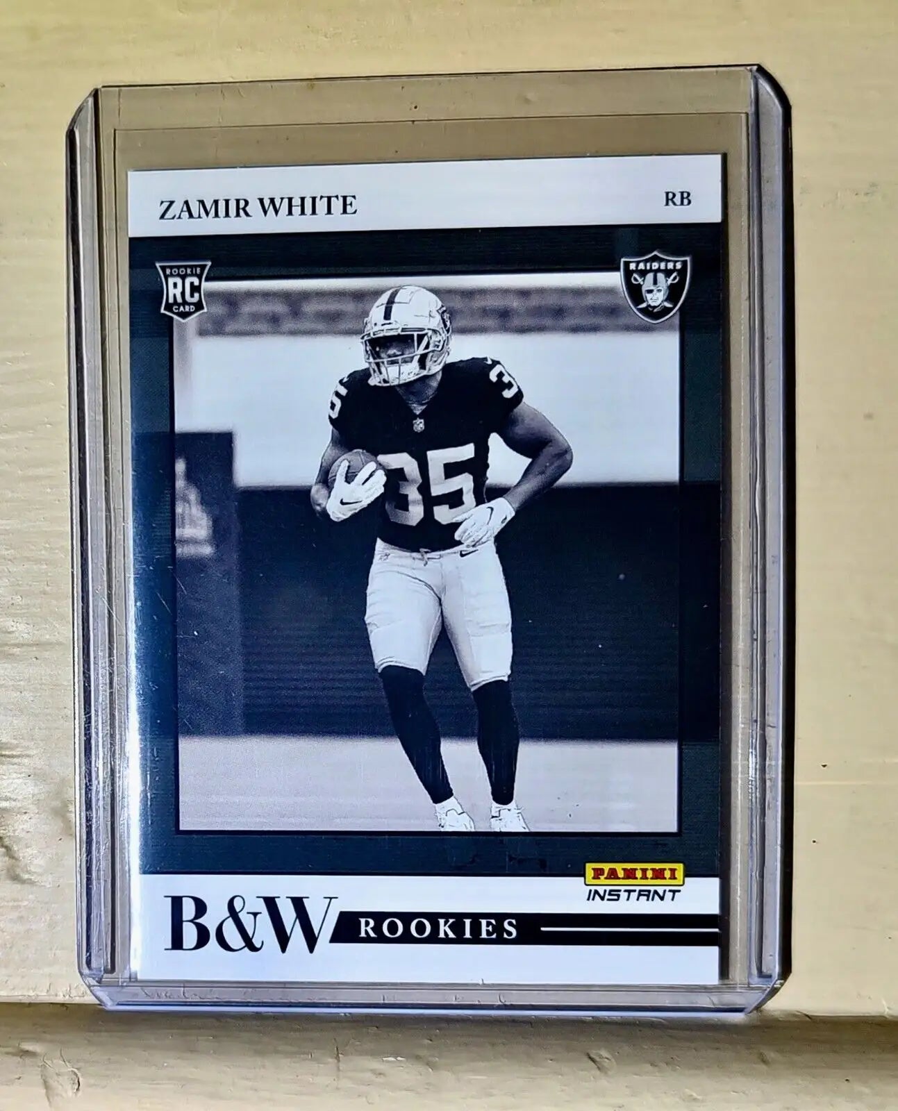 Zamir White 2022 Panini NFL Black & White Rookies #33 Football Card 1 of 649 - Football Card Single