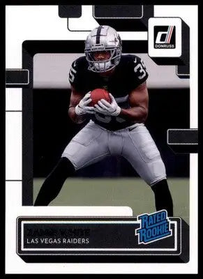 Zamir White Rookie 2022 Donruss #334 Las Vegas Raiders