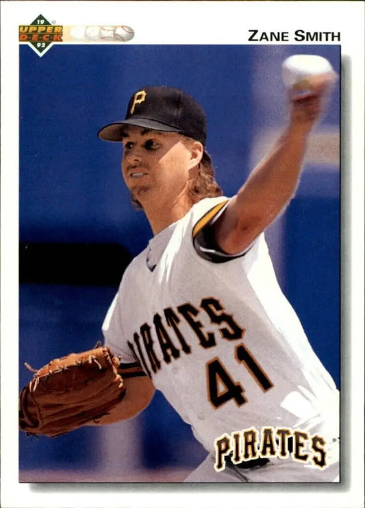 Zane Smith 1992 Upper Deck MLB #486 Baseball Card Pittsburgh Pirates - Baseball Card Single