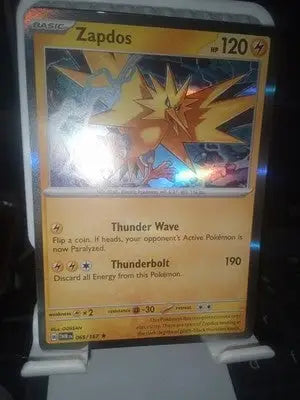 Zapdos Holo Rare - 065/167 - Twilight Masquerade Pokemon 2024 - Pokémon Card Single