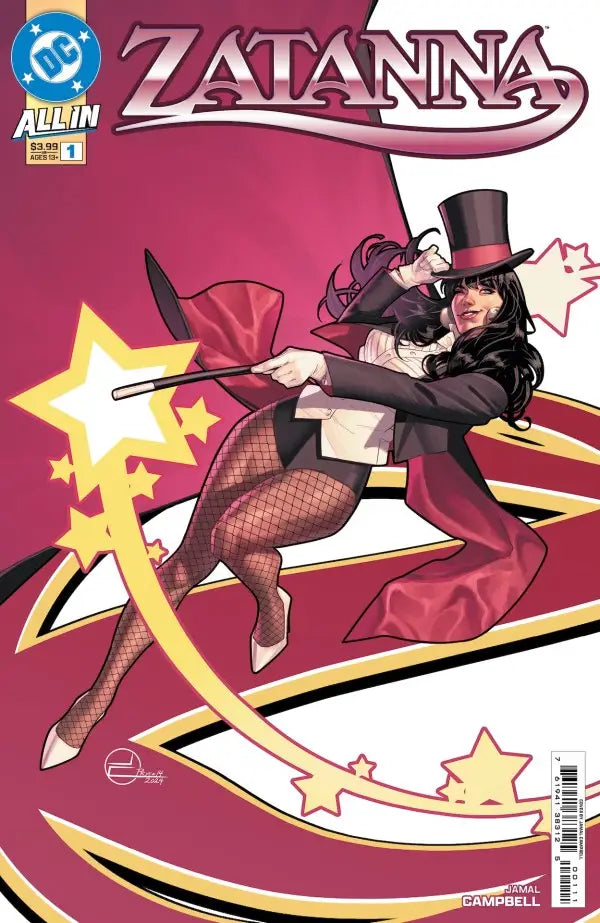 Zatanna #1 (Of 6) Cover A Jamal Campbell - Back Issues